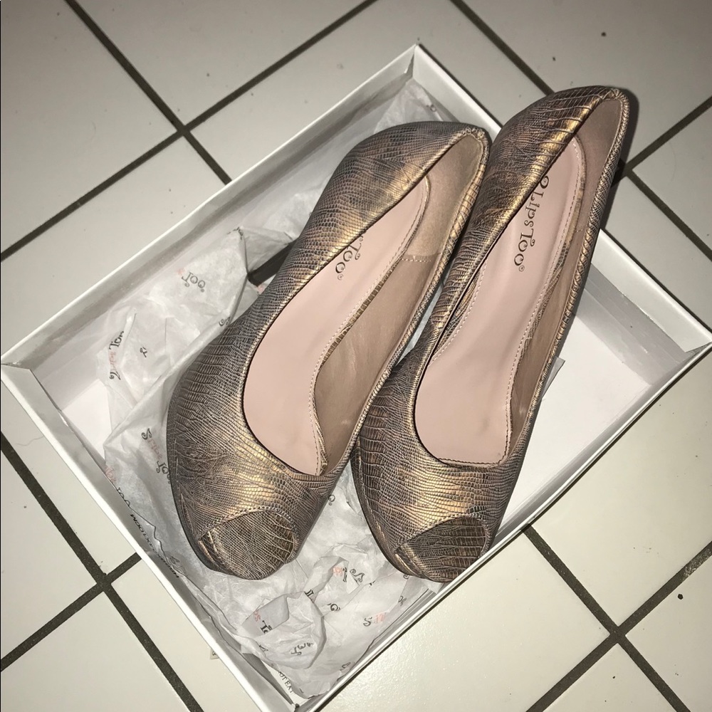 2 Lips Too peep-toe 4 1/2 inch heels